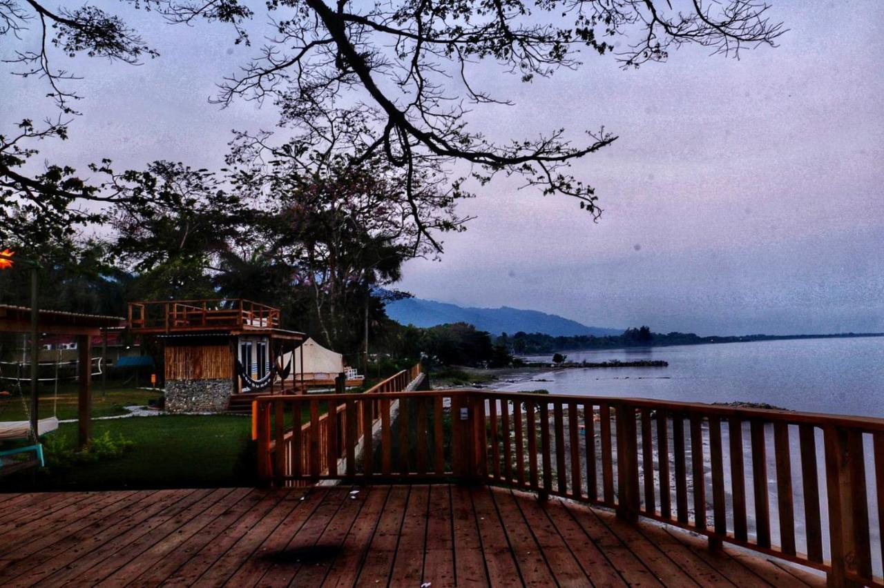 Sunset Hut Hostel Omoa Exterior foto